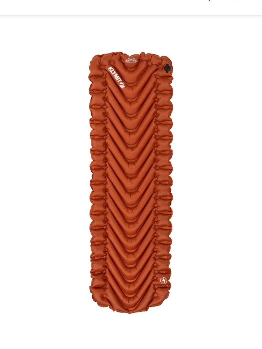 Klymit Insulated Sleeping Pad - Rust Orange XL